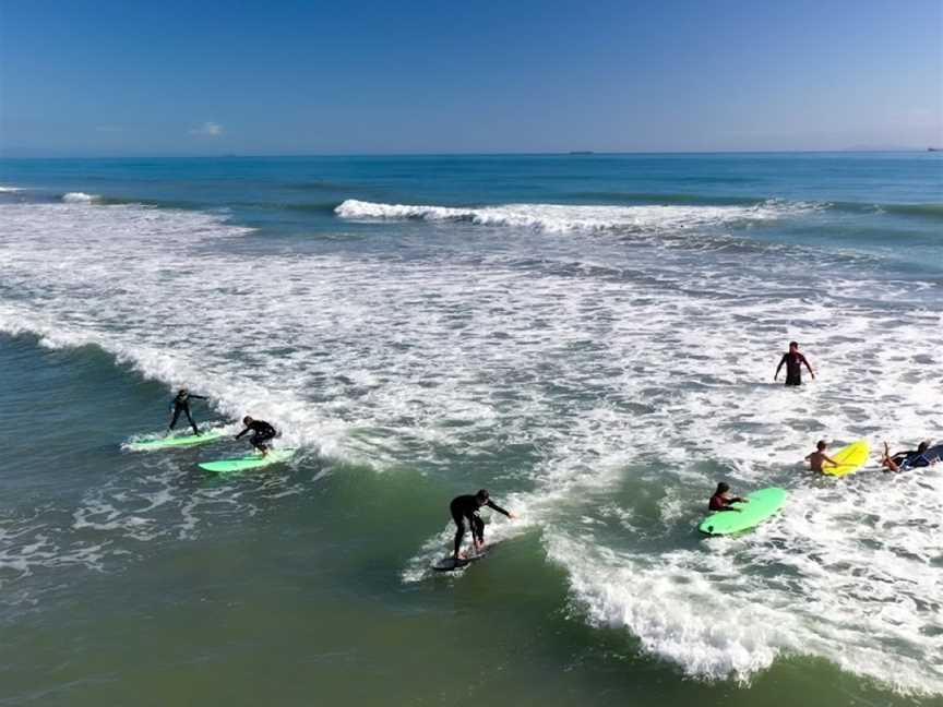 Hakanini Surf School, Papamoa Beach, New Zealand