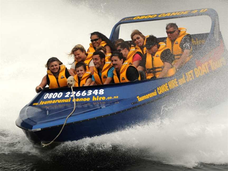 Taumarunui Canoe Hire & Jet Boat Tours, Hikumutu, New Zealand