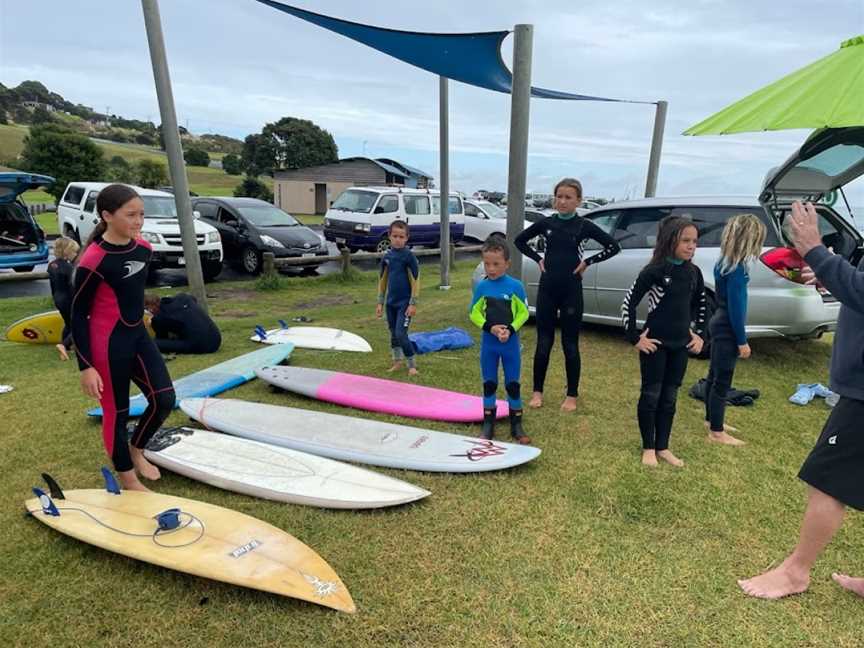 Tewhaanga waves, Raglan, New Zealand