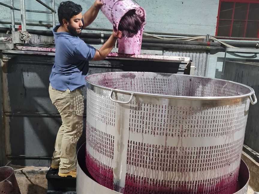 Old -school bucketing into a new-school basket-press