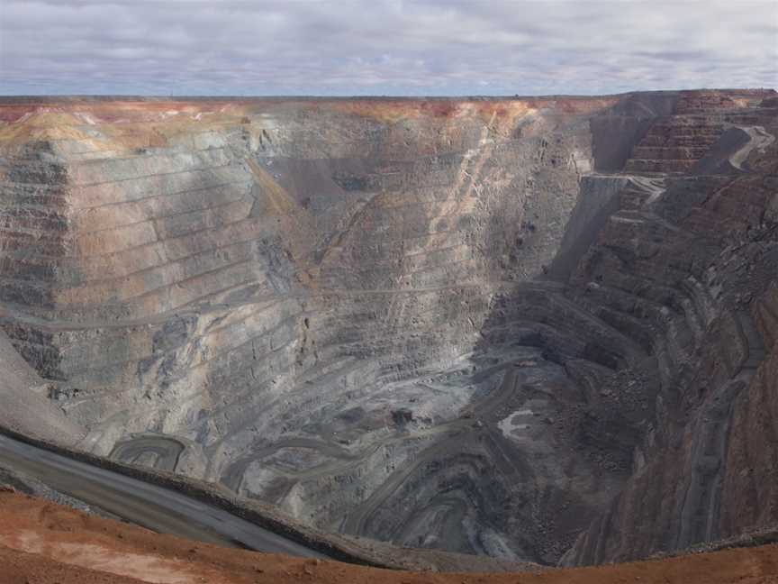 Fimiston Open Pit( Super Pit)goldmine Western Australia2019 Aug