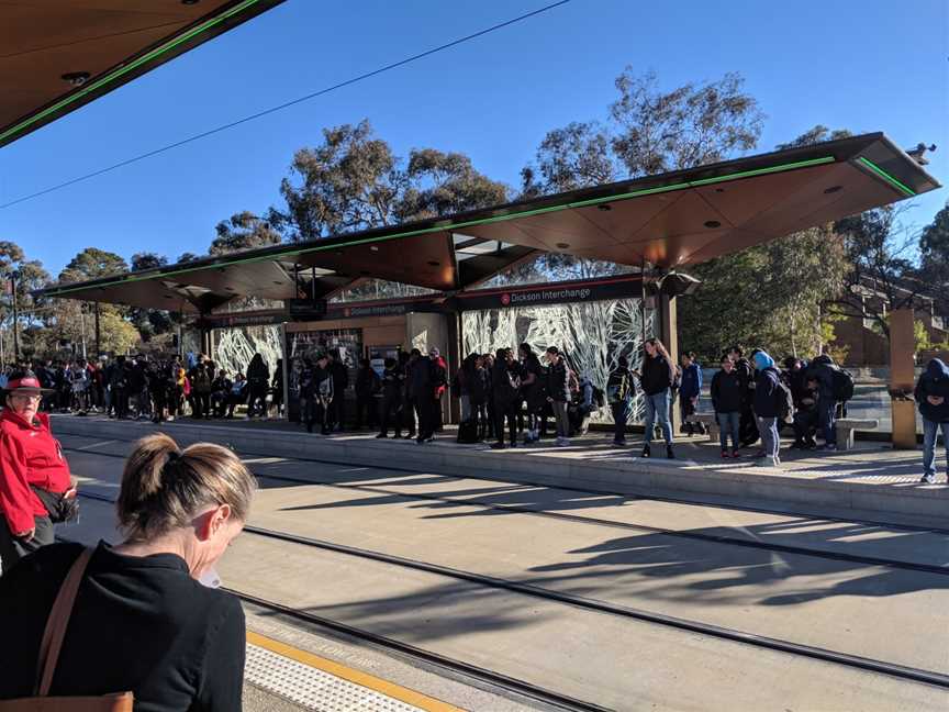 Dickson Interchange CCanberralightrail CAugust2019