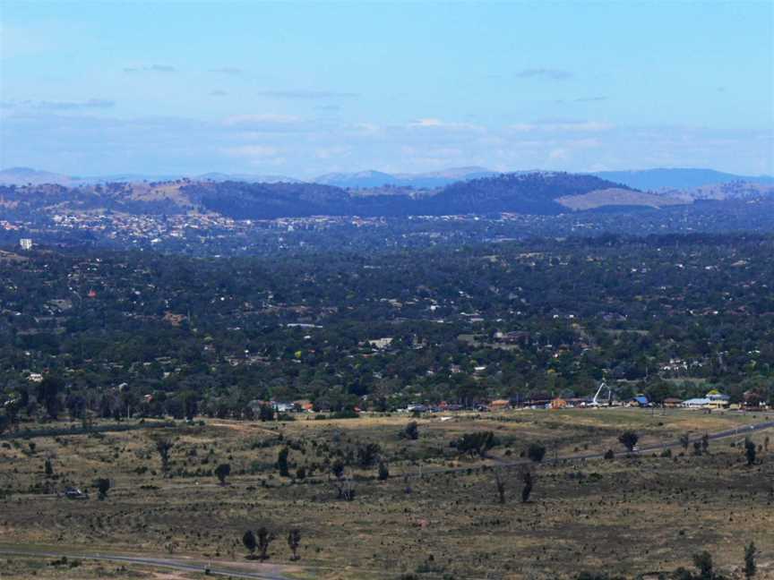 Weston Creekfrom Mt Stromlo