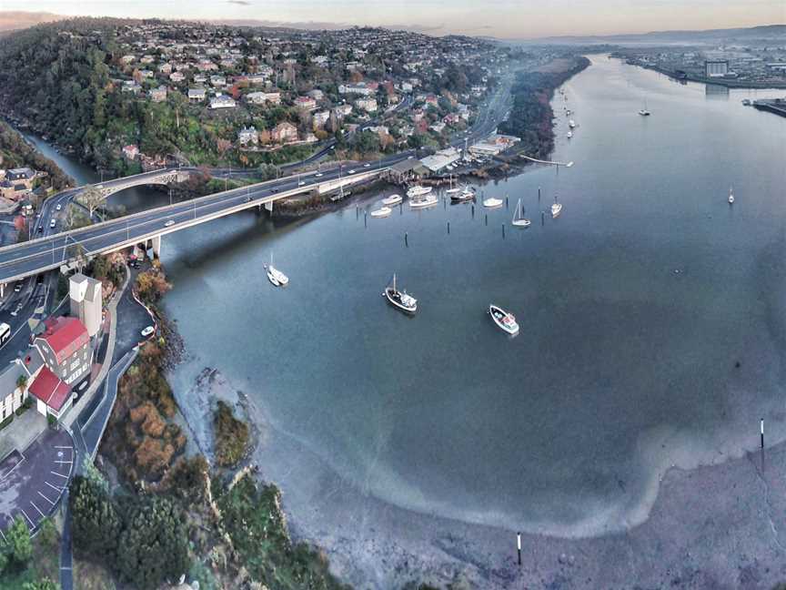 Aerialperspectiveof Cataract Gorgeandthe Tamar River