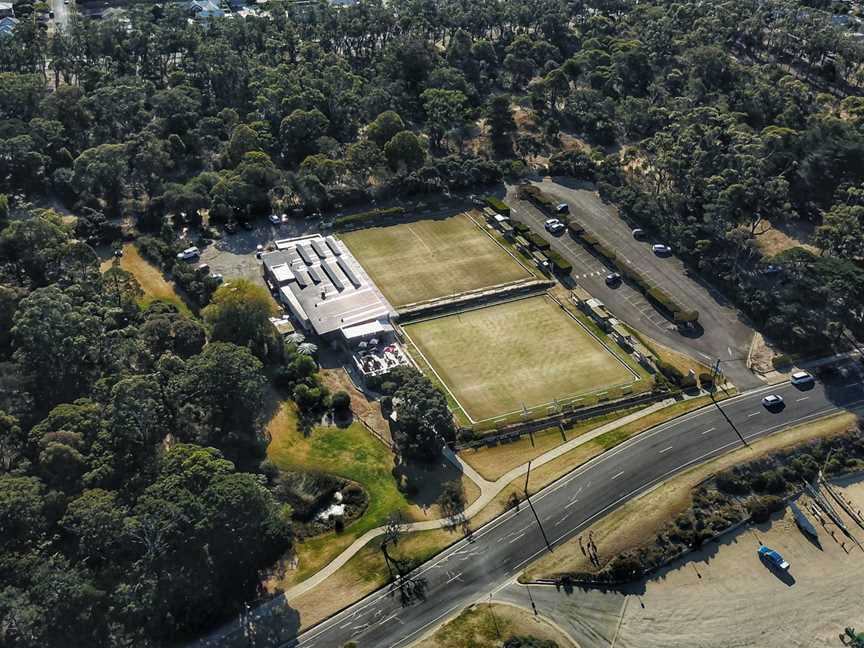 Aerialperspectiveof Torquay Bowls.March2019