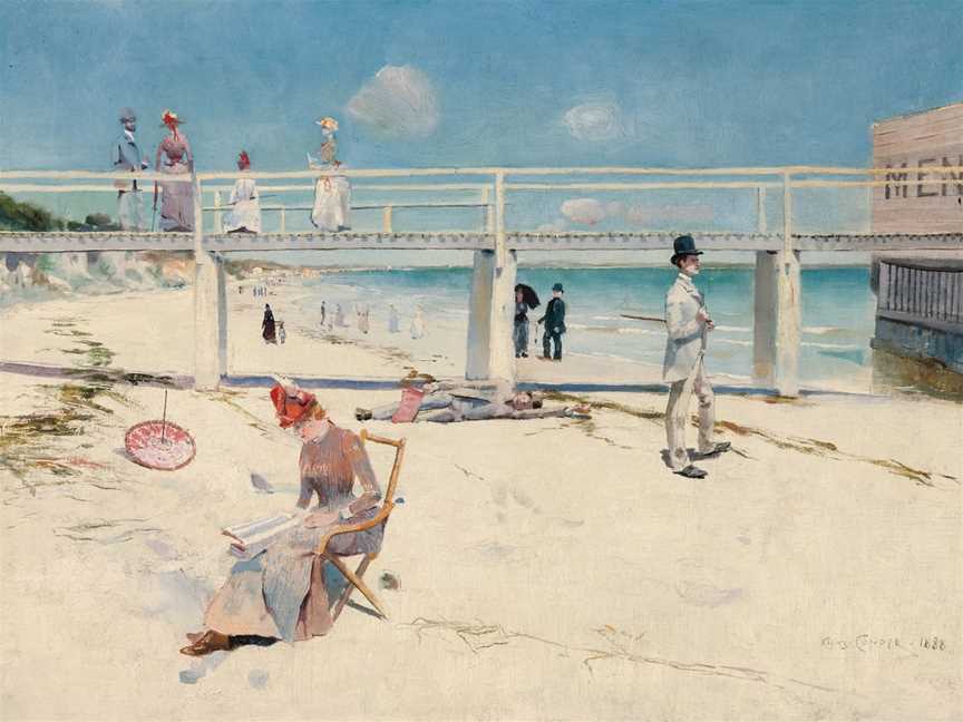 Charles Conder Aholidayat Mentone Google Art Project