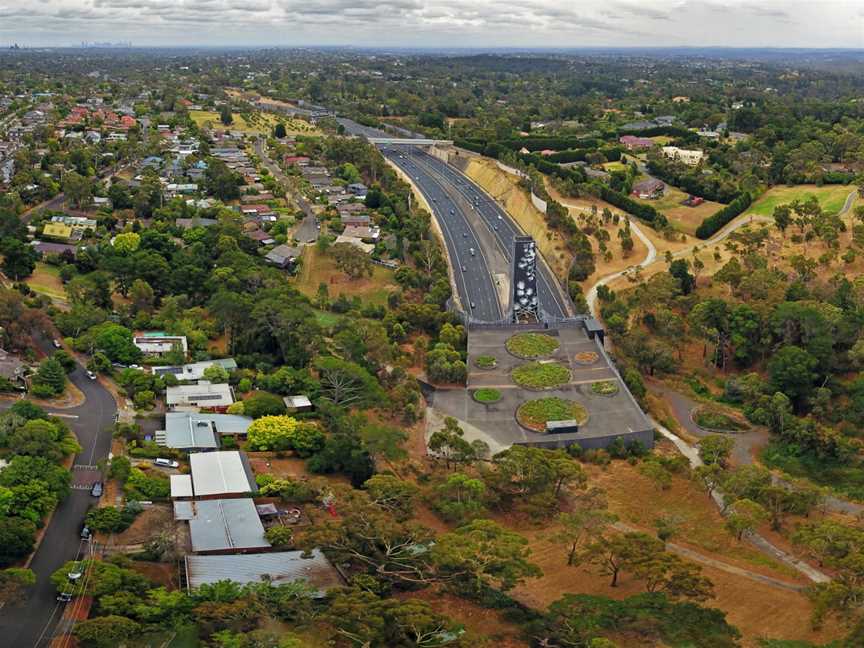 Hillcrest Reserveandthe Eastlink Melba Tunnel