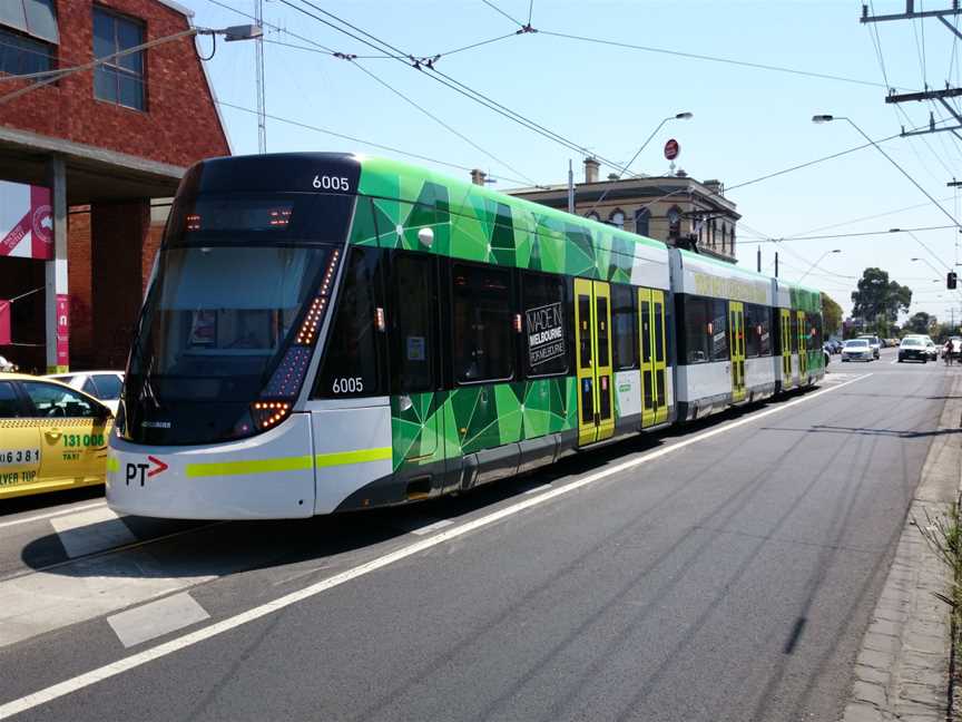 E6005tramat East Brunswickonroute96