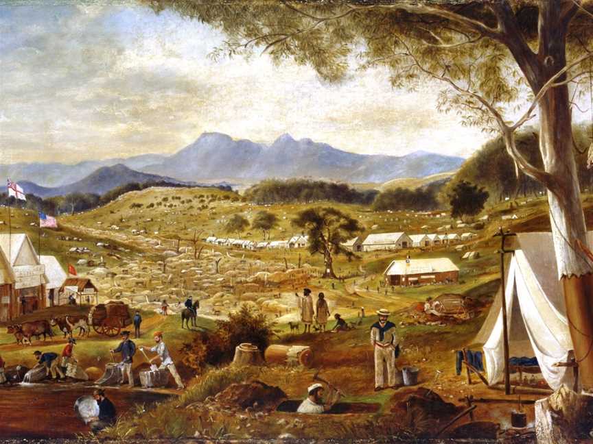 Edward Roper Golddiggings CArarat C1854