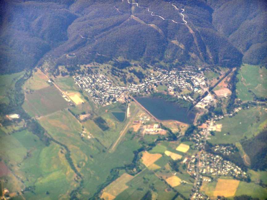 Mount Beauty Tawonga Southaerial