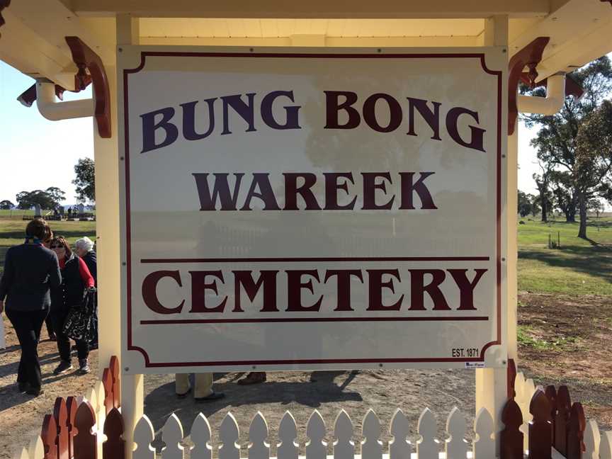 Bung Bong Victoria Cemeterysign