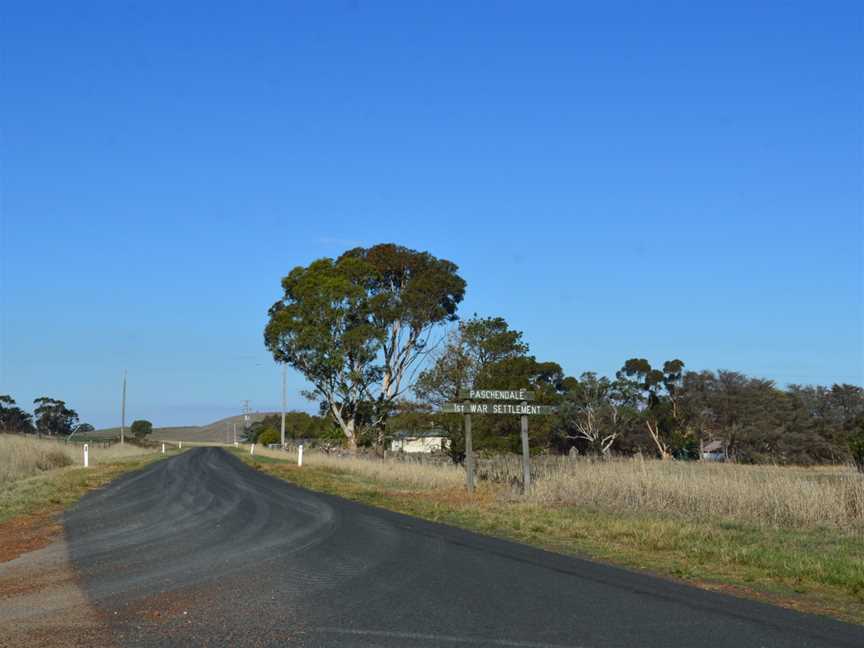 Paschendale Town Entry Sign.JPG