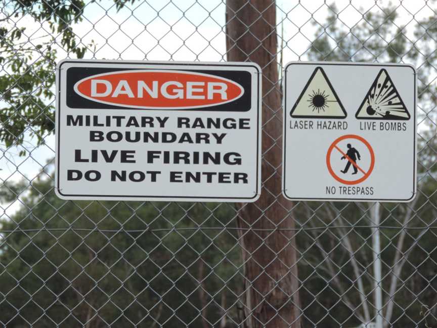 Dangersign CGreenbank Military Range C2014