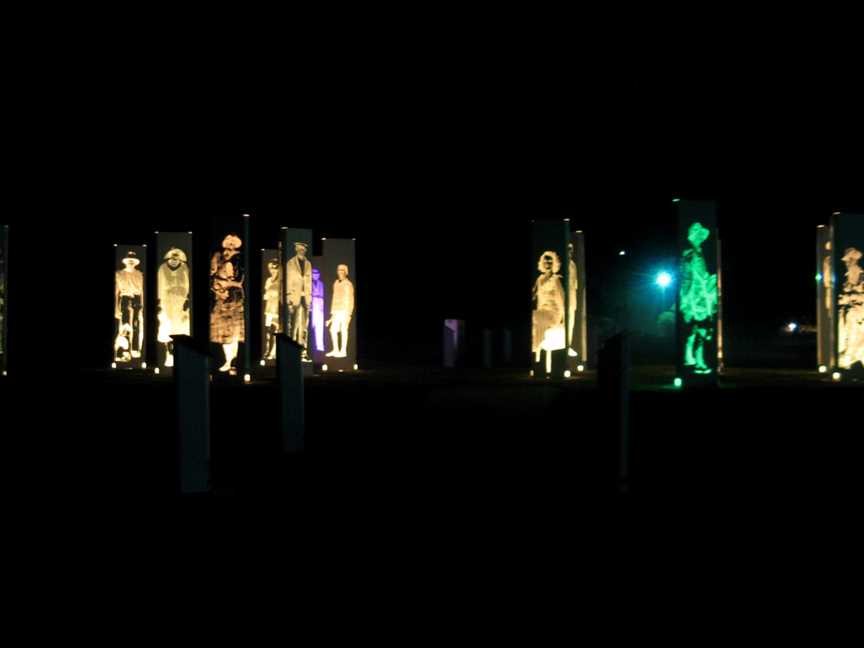 Forestof Memorieslightshow CLogan Village CQueensland