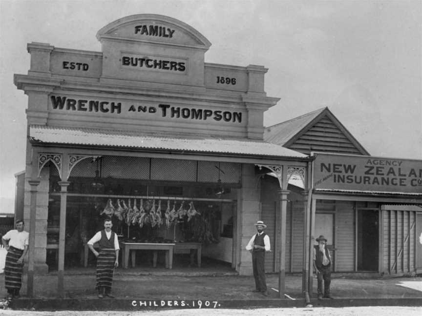 State Lib Qld2173383 Wrenchand Thompsonbutchersshopin Childers C1907