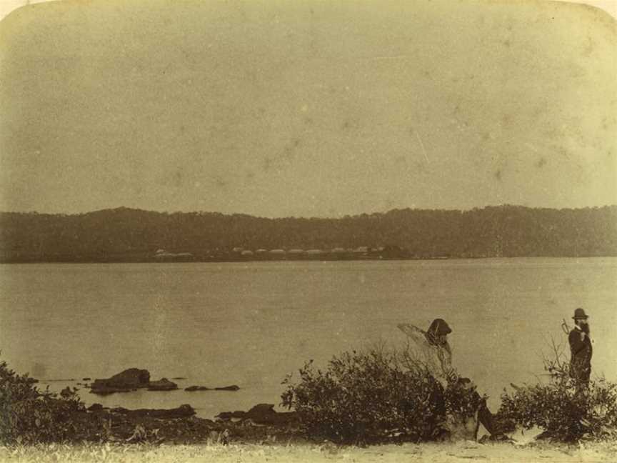 StateLibQld 2 257782 Dunwich shore viewed from Peel Island, ca. 1885.jpg