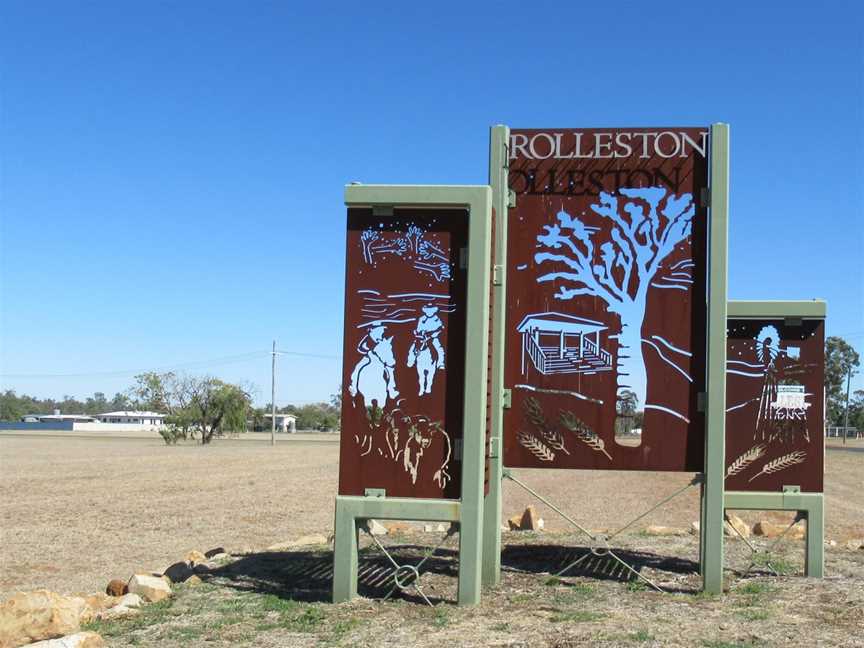 Entrancesign CRolleston CQueensland