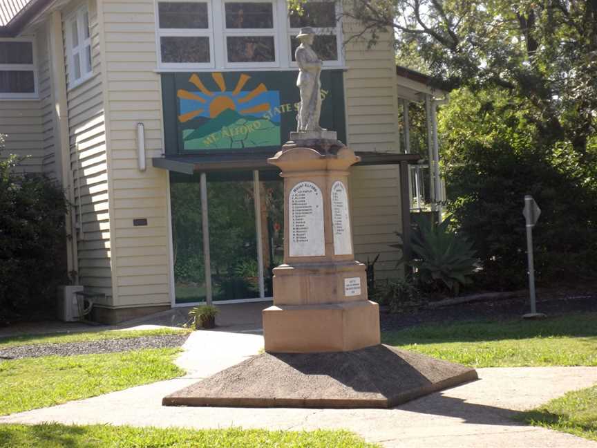 Warmemorial2at Mount Alford State Schoolat Mount Alford CQueensland