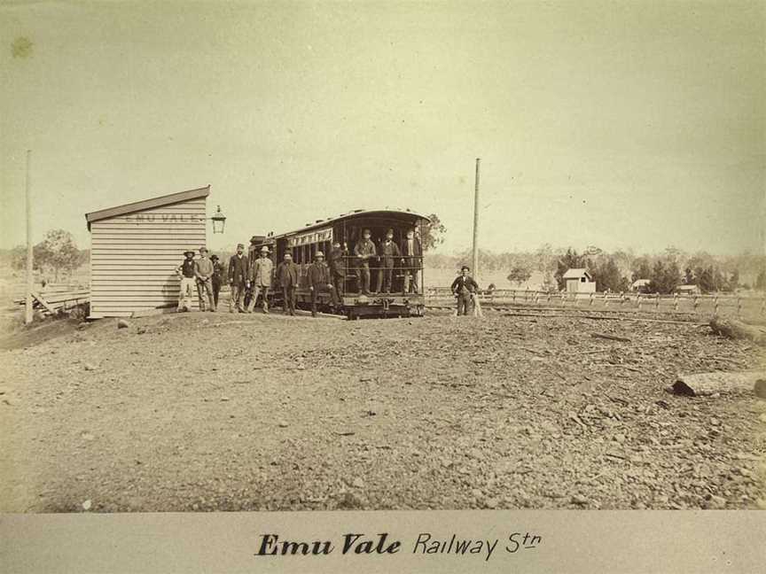 Emu Valerailwaystation Cca.1890