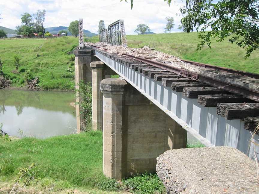 Brisbane Valley Rail Trail Harlin Rail Bridge2011