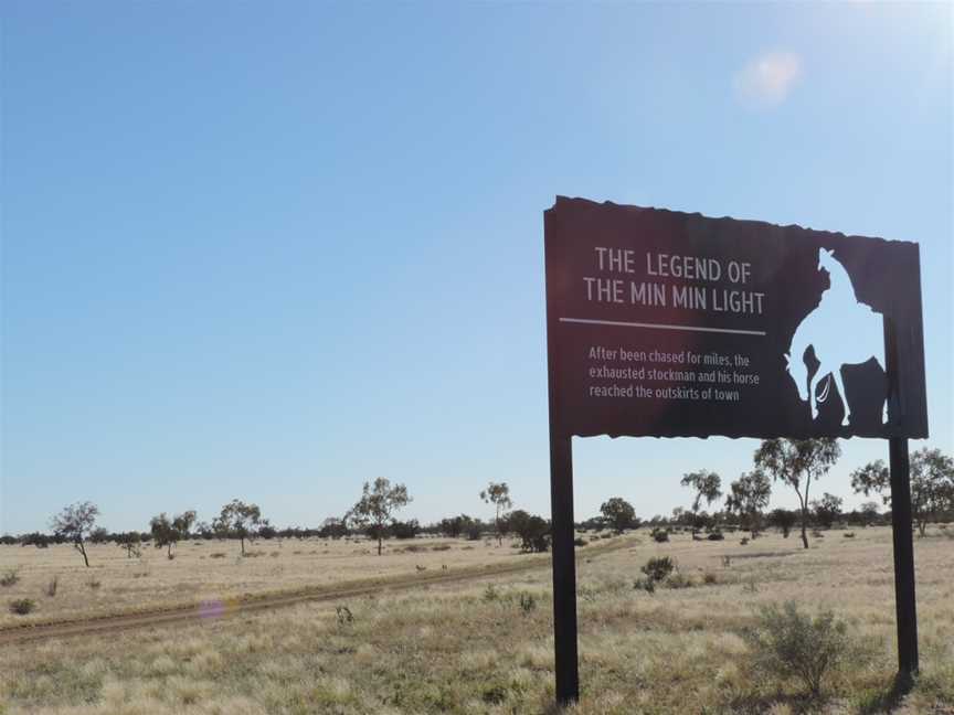 Site of the Min Min Hotel, famous for its connection with the Min Min lights, Min Min, 2019.jpg