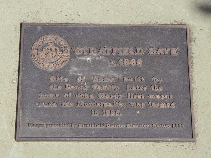 Strathfield Saye Plaque