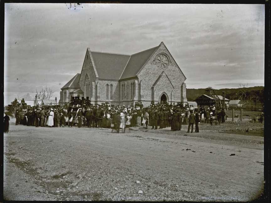 Funeralof Glebe Pitmen CSt Augustine's Church CMerewether C3 July1889