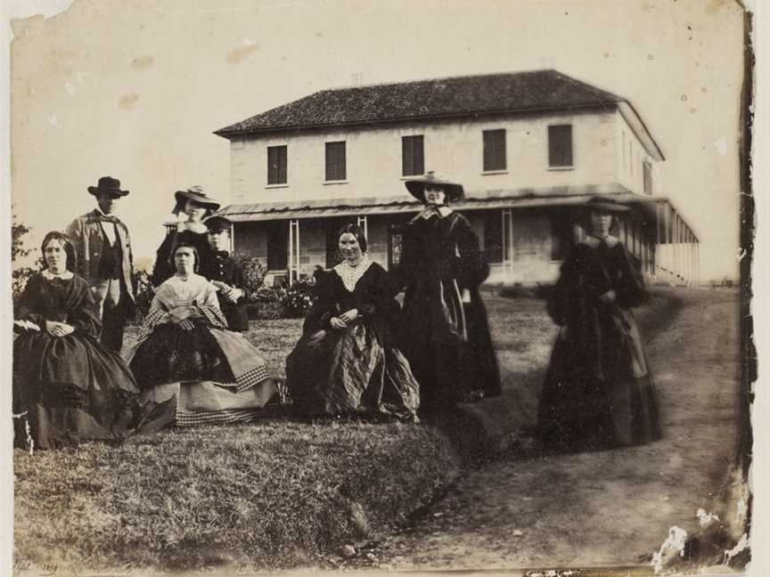 Rousefamilyandothers CRouse Hill House C1859photographer Major Thomas Wingate(7778465508)