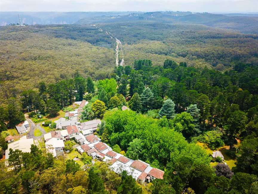 Aerial View Queen Victoria Sanitorium Wentworth Falls NS W