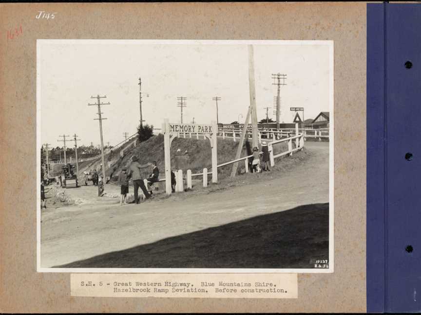 Great Western Highway.Blue Mountains Shire.Hazelbrook Ramp Deviation.Beforeconstruction.(10078307005)