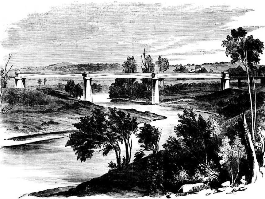 Viaduct Menangle NS W1864