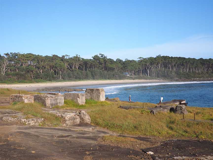 Remains of the Bawley Point Sawmill and Bawley Point Wharf February 2015.jpg