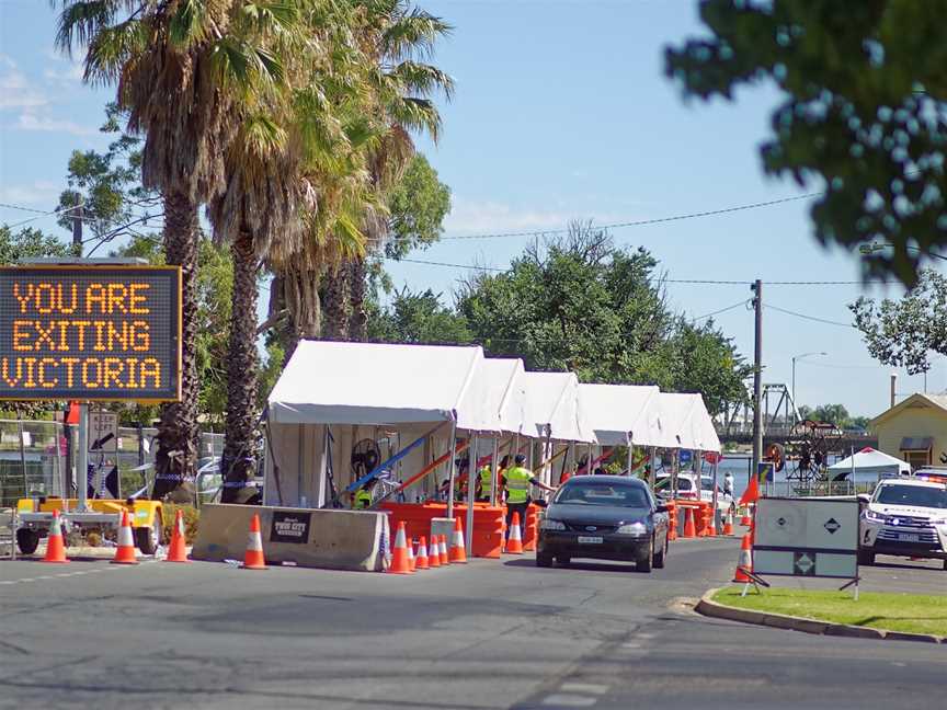 Victoria Policecheckpointat Yarrawongaon January12th2021