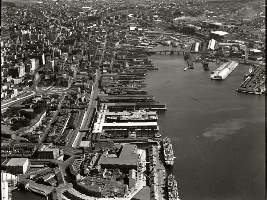 Darling Harbourand Pyrmont Bridge C26 Nov1937(12530727683)