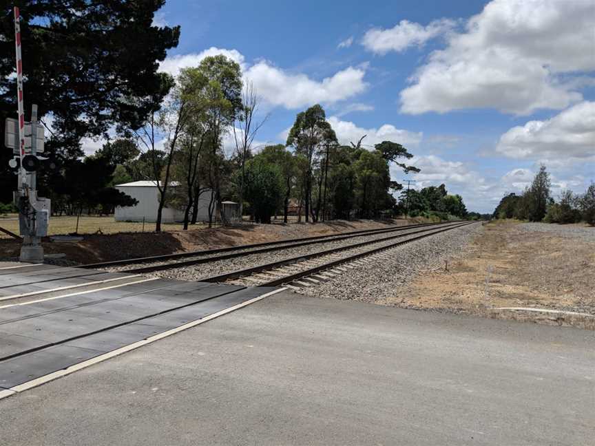 Yarra (New South Wales) level crossing on Main South Line 2.jpg