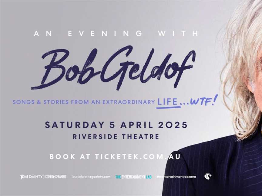 An evening with Bob Geldof, Events in Perth