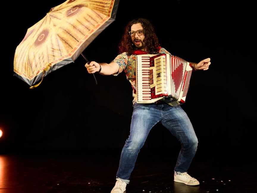 Accordion Ryan's Pop Bangers - Sat 1 Feb at Ritz Party Showroom at Rocky Fringe Festival, Rockingham