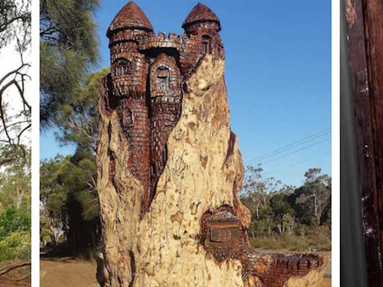 Meet Darrel Radcliffe, the chainsaw artist who turned tree stumps into a sculpture park